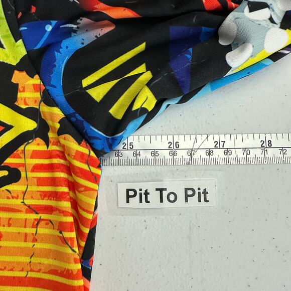 Awish Come True Mens Sweatshirt Size XL Graffiti Print Streetwear Dance Costume - Picture 5 of 7